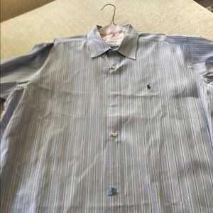 Polo by Ralph Lauren Blue Dress Shirt Button-Down Collar